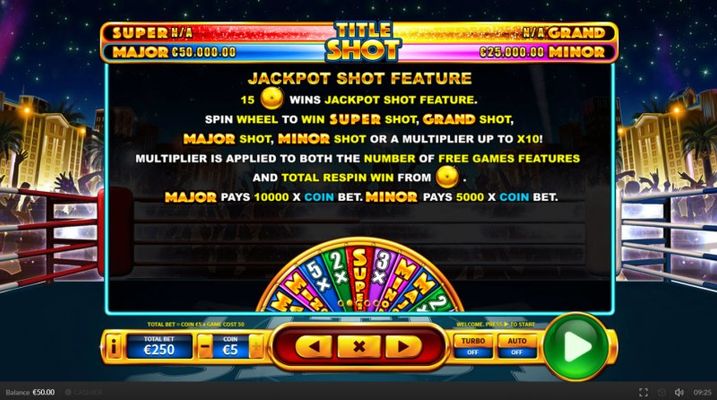 Jackpot Shot Feature