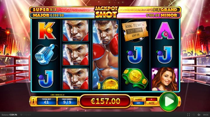 Total free spins payout