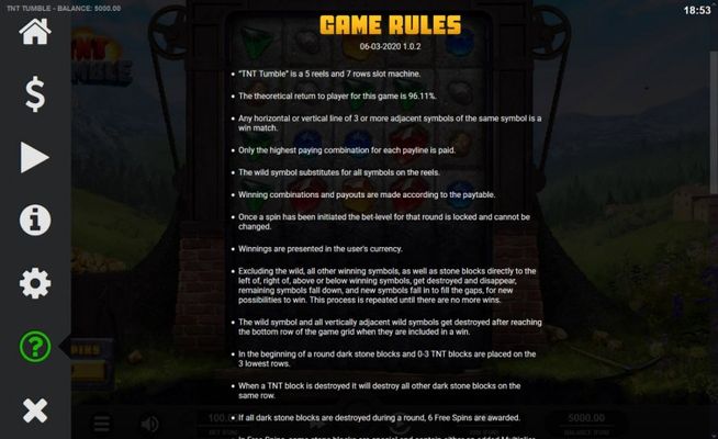 TNT Tumble :: General Game Rules