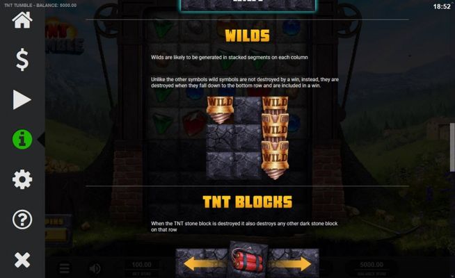 TNT Tumble :: Wild Symbols Rules