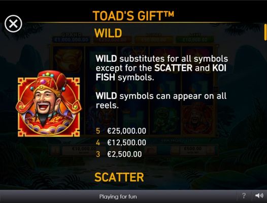 Toad's Gift :: Wild Symbol Rules