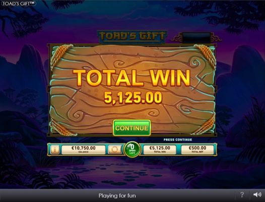 Total Free Spins Payout