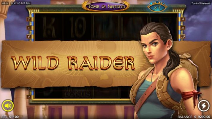 Tomb of Nefertiti :: Wild Raider feature activated