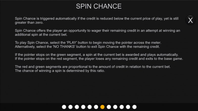 Top O' the Bonus :: Spin Chance