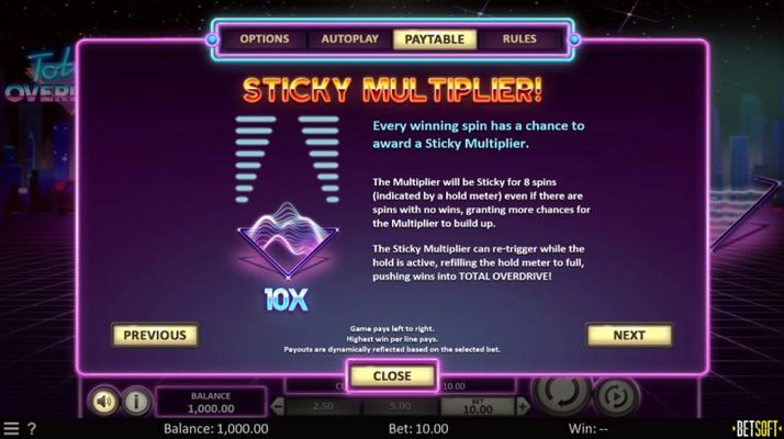 Sticky Multiplier