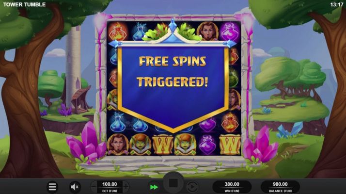 Free Spins triggered