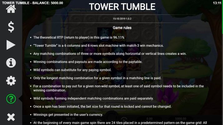 Tower Tumble :: General Game Rules