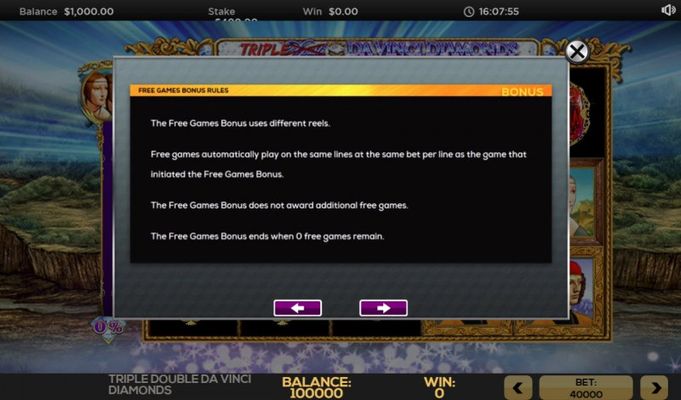 Free Spins Rules