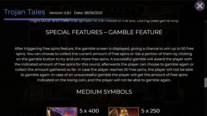 Gamble feature