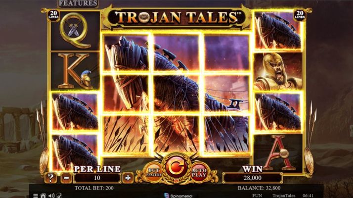 Trojan Tales :: Multiple winning paylines