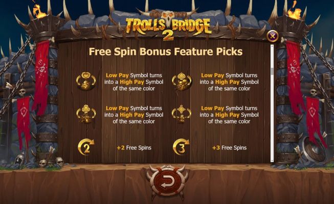 Free Spins Bonus Feature Picks