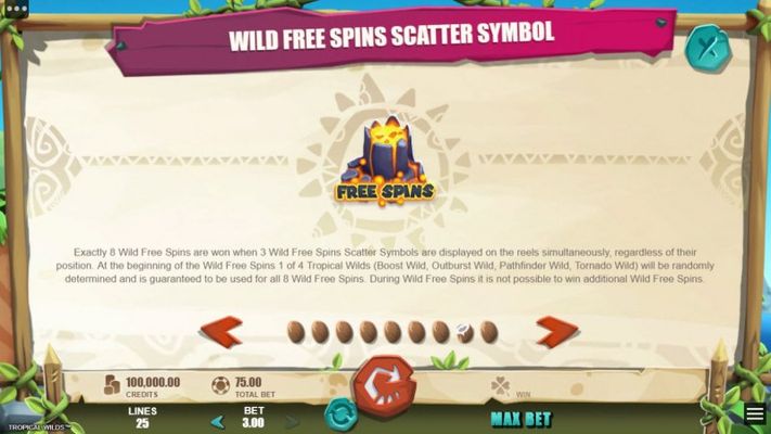 Wild Free Spins Scatter