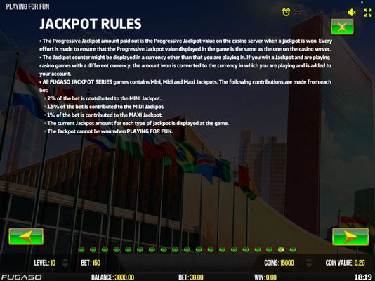 Jackpot Rules