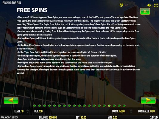 Free Spins Rules