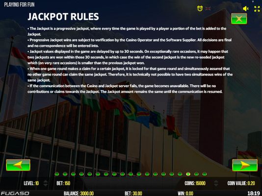 Jackpot Rules