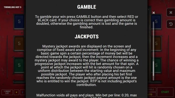 Jackpot Rules