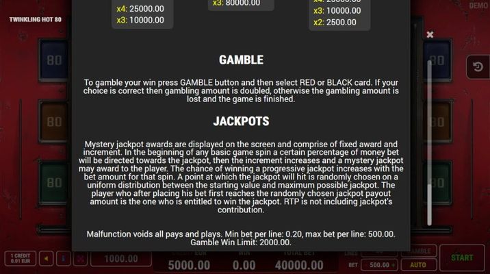 Jackpot Rules