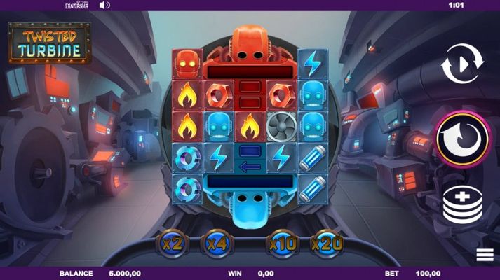 Play slots at CrocoSlots Casino: CrocoSlots Casino featuring the Video Slots Twisted Turbine with a maximum payout of $950,000