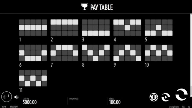 Payline Diagrams 1-11