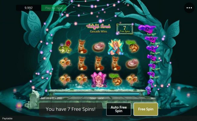 Free Spins Game Board