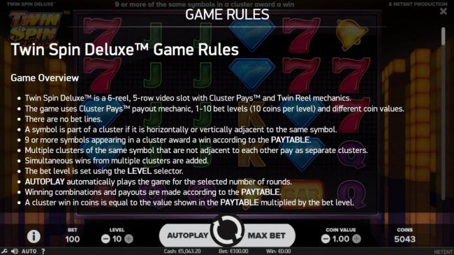 General Game Rules