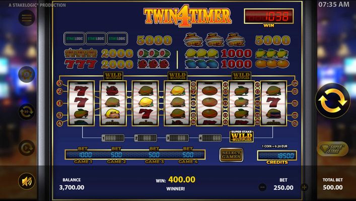Three of a Kind win