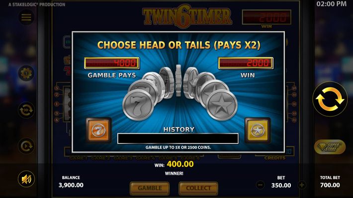 Gamble Feature Gameboard