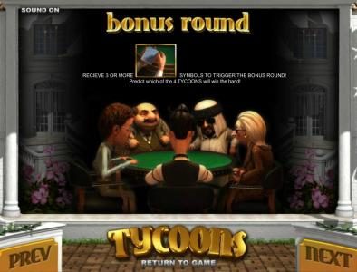 bonus round game rules