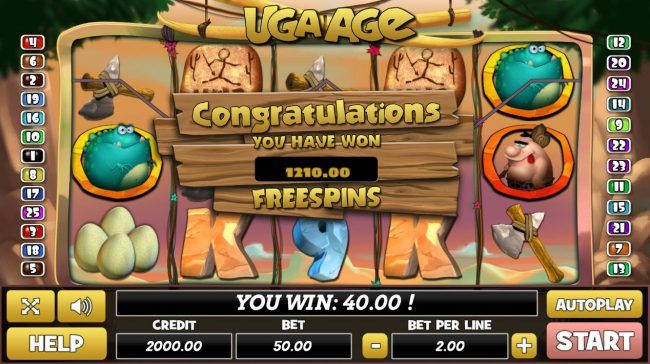 Total Free Spins Payout