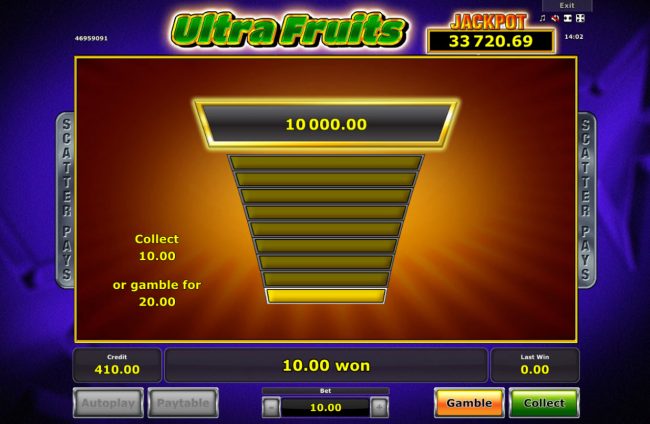 Ladder Gamble Feature Game Board