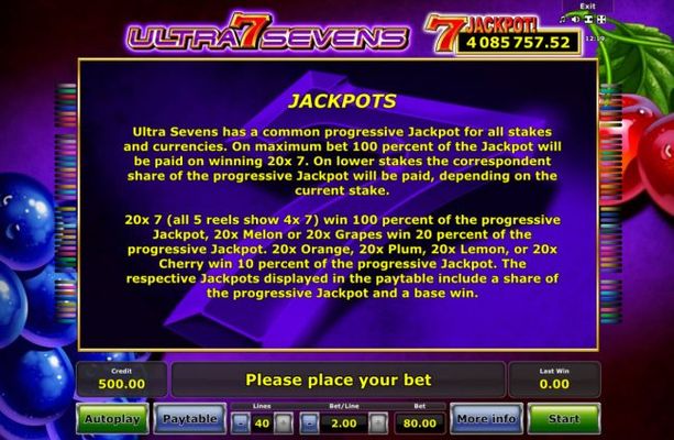 Jackpot Rules