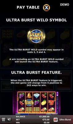 Ultra Burst Wild Symbol