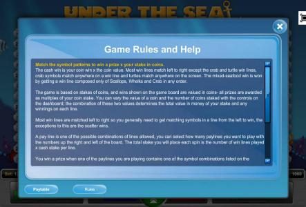 Game Rules and Help - Part 1