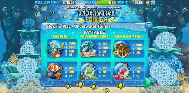 High value slot game symbols paytable