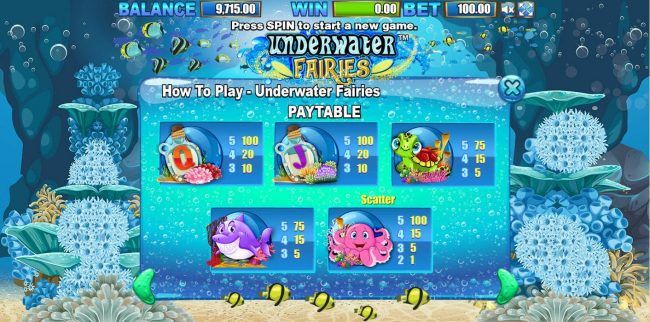 Low value game symbols paytable