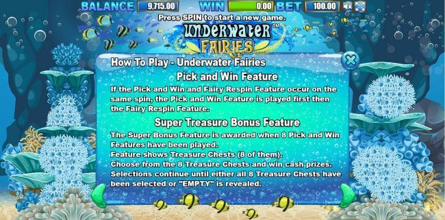 Super Treasure Bonus Feature Rules