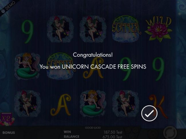 Free Spins Awarded