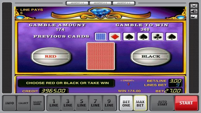 Red or Black Gamble feature