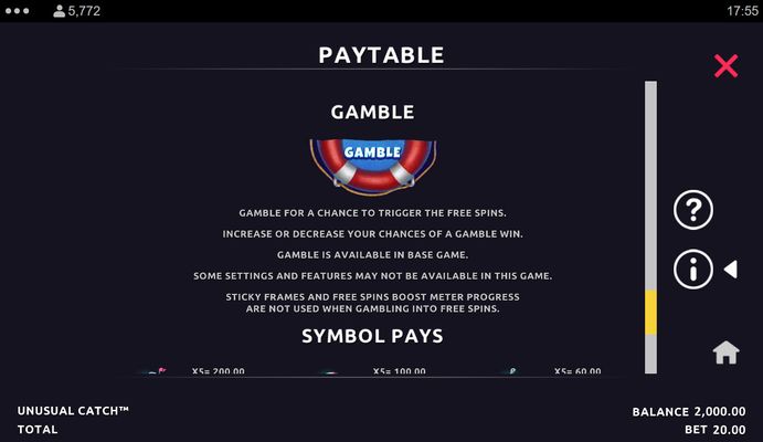 Gamble Feature