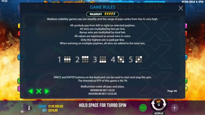 Ultra Hold & Spin :: General Game Rules