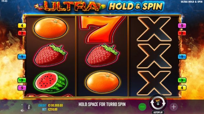 Ultra Hold & Spin :: Main Game Board