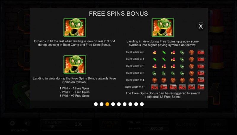 Free Spin Feature Rules