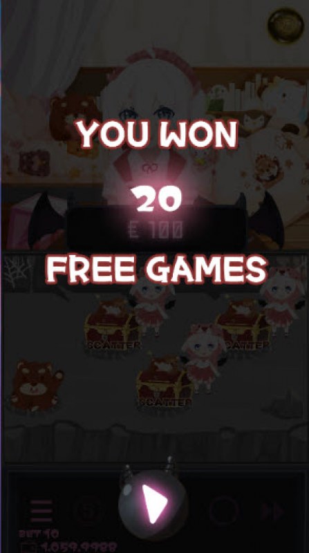 20 Free Spins Awarded