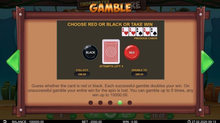 Gamble Feature Rules