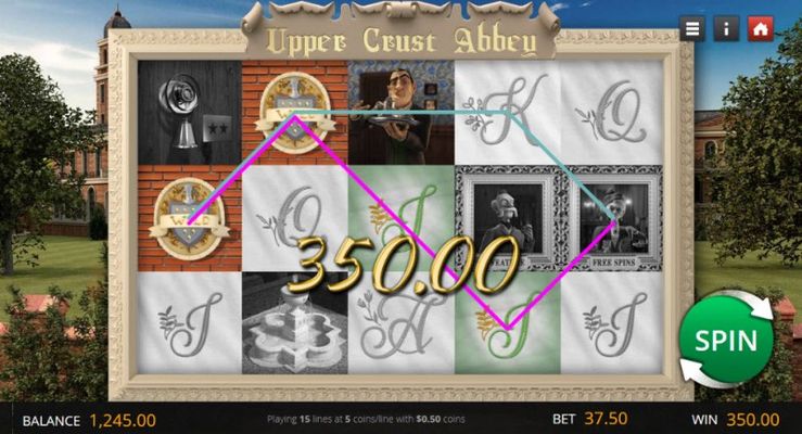 Upper Crust Abbey :: Multiple winning paylines
