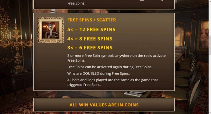Upper Crust Abbey :: Free Spins Rules