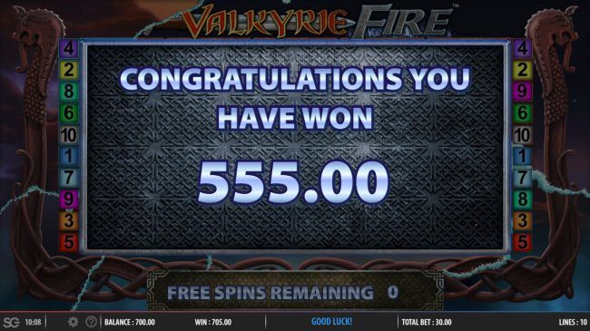 Total Free Spins Payout