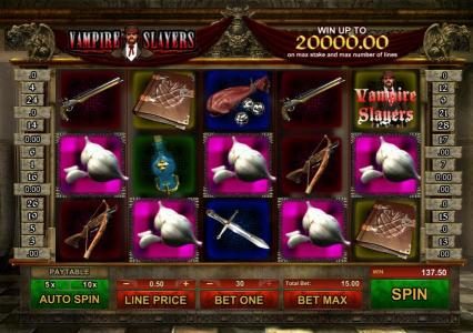 a $137 jackpot triggered by multiple winning paylines