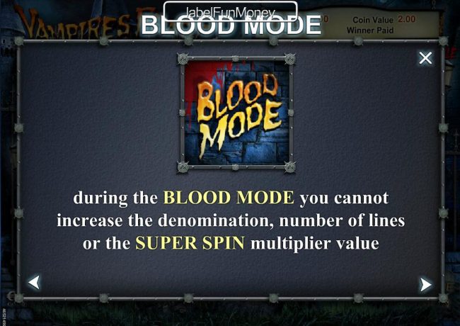 3 or more Blood Mode symbols will activate Blood Mode