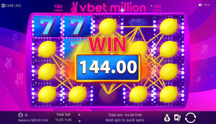 Multiple winning paylines